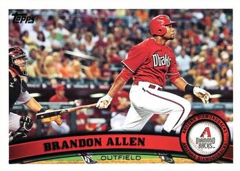 2011 Topps #457 Brandon Allen Front