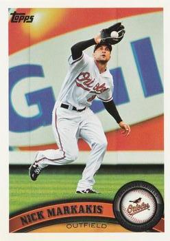 2011 Topps #195 Nick Markakis Front