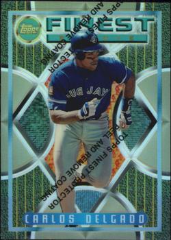 1995 Finest - Refractors #16 Carlos Delgado Front