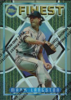 1995 Finest - Refractors #142 Mark Langston Front