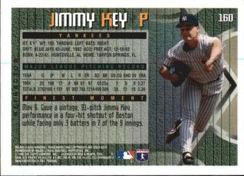 1995 Finest - Refractors #160 Jimmy Key Back