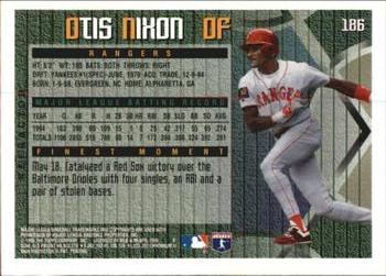 1995 Finest - Refractors #186 Otis Nixon Back