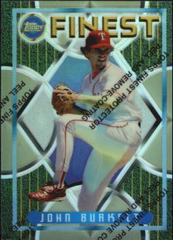 1995 Finest - Refractors #198 John Burkett Front