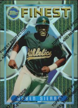 1995 Finest - Refractors #208 Ruben Sierra Front