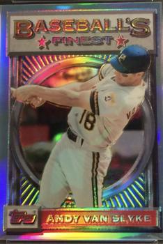 1995 Finest - Refractors #216 Andy Van Slyke Front