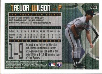 1995 Finest - Refractors #224 Trevor Wilson Back