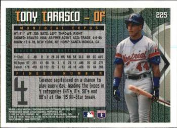 1995 Finest - Refractors #225 Tony Tarasco Back