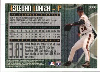 1995 Finest - Refractors #253 Esteban Loaiza Back