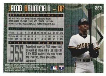 1995 Finest - Refractors #262 Jacob Brumfield Back