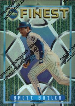 1995 Finest - Refractors #272 Brett Butler Front