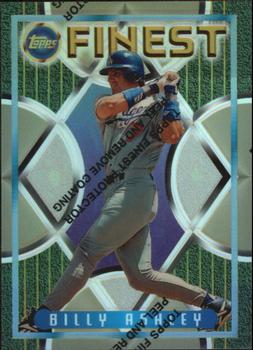 1995 Finest - Refractors #278 Billy Ashley Front