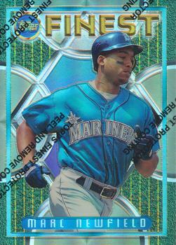 1995 Finest - Refractors #320 Marc Newfield Front