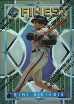 1995 Finest - Refractors #325 Mike Benjamin Front