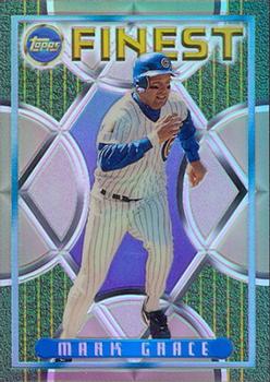 1995 Finest - Refractors #65 Mark Grace Front