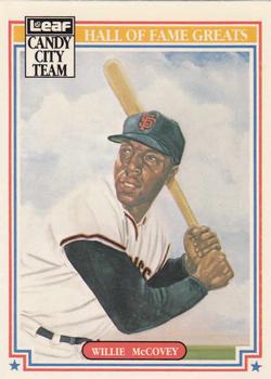1987 Leaf Candy City Team Hall of Fame Greats #H11 Willie McCovey Front