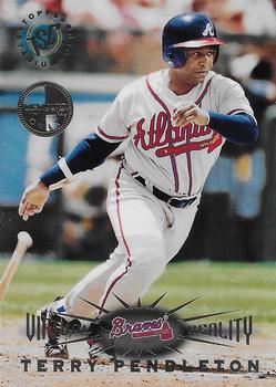1995 Stadium Club - Virtual Reality Members Only #40 Terry Pendleton Front