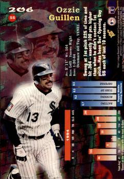 1995 Stadium Club - Members Only #206 Ozzie Guillen Back