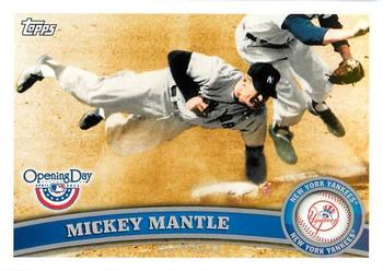 2011 Topps Opening Day #7 Mickey Mantle Front