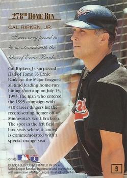 1995 Flair - Cal Ripken, Jr.: Enduring #9 Cal Ripken, Jr. Back