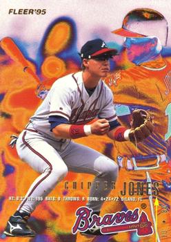 1995 Fleer Update #U-91 Chipper Jones Front