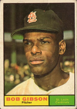 1961 Topps #211 Bob Gibson Front