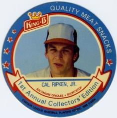 1988 King B Discs #24 Cal Ripken, Jr. Front