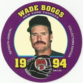 1994 King B Discs #5 Wade Boggs Front