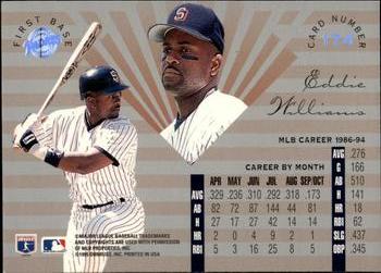 1995 Leaf Limited #174 Eddie Williams Back