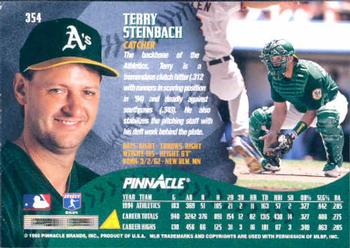 1995 Pinnacle #354 Terry Steinbach Back