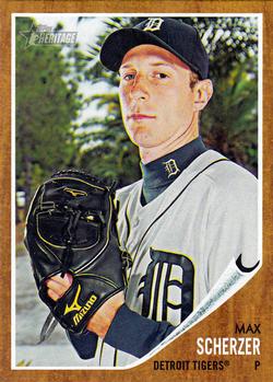 2011 Topps Heritage #105 Max Scherzer Front