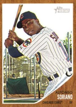 2011 Topps Heritage #115 Alfonso Soriano Front