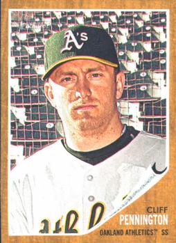 2011 Topps Heritage #13 Cliff Pennington Front