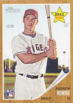 2011 Topps Heritage #209 Andrew Romine Front