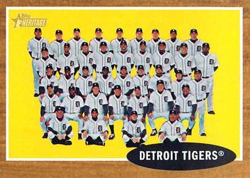 2011 Topps Heritage #24 Detroit Tigers Front