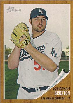 2011 Topps Heritage #297 Jonathan Broxton Front