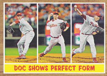2011 Topps Heritage #312 Doc Shows Perfect Form Front