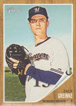 2011 Topps Heritage #342 Zack Greinke Front