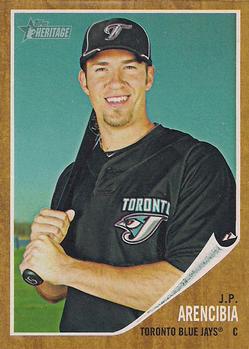 2011 Topps Heritage #368 J.P. Arencibia Front