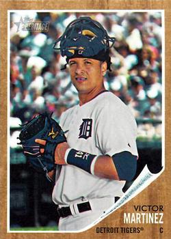 2011 Topps Heritage #371 Victor Martinez Front