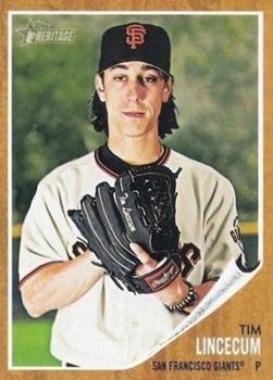 2011 Topps Heritage #429 Tim Lincecum Front