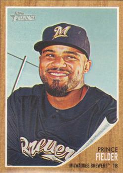2011 Topps Heritage #445 Prince Fielder Front