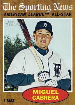 2011 Topps Heritage #466 Miguel Cabrera Front