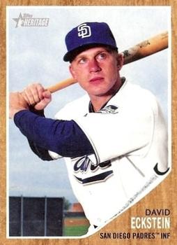 2011 Topps Heritage #484 David Eckstein Front