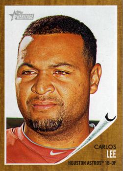 2011 Topps Heritage #23 Carlos Lee Front