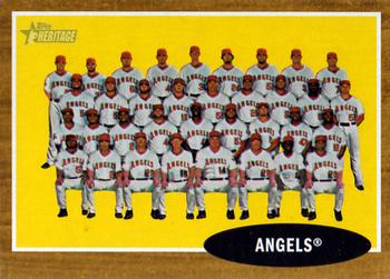 2011 Topps Heritage #132 Los Angeles Angels Front