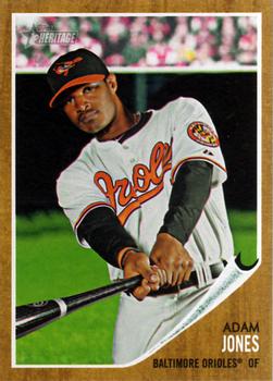 2011 Topps Heritage #165 Adam Jones Front