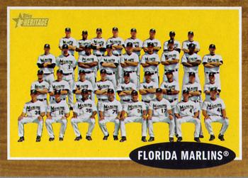 2011 Topps Heritage #192 Florida Marlins Front