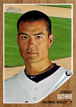 2011 Topps Heritage #221 Jeremy Guthrie Front