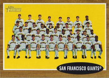 2011 Topps Heritage #226 San Francisco Giants Front