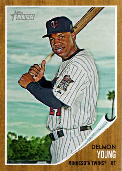 2011 Topps Heritage #272 Delmon Young Front
